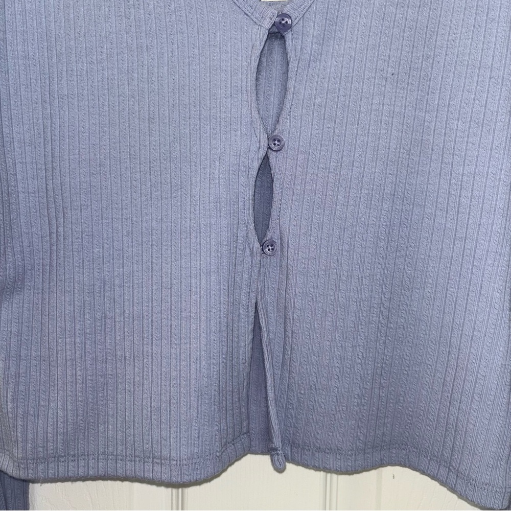 Hollister Ribbed Keyhole Cardigan - Picture 3 of 7